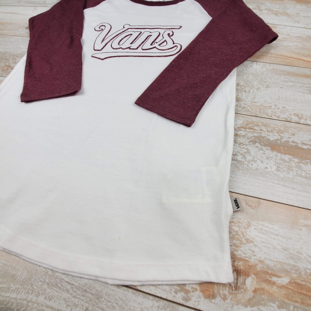 Vans Outlined Scripted Raglan Womens - Picture 4 of 8